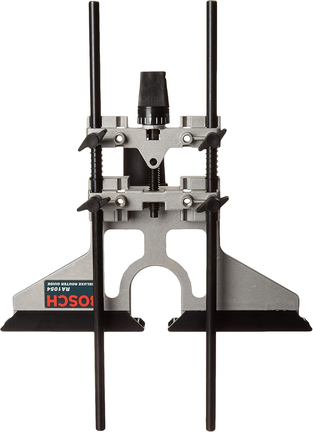 Bosch Deluxe Router Edge Guide With Dust Extraction Hood & Vacuum Hose Adapter RA1054 - Router Templates - 