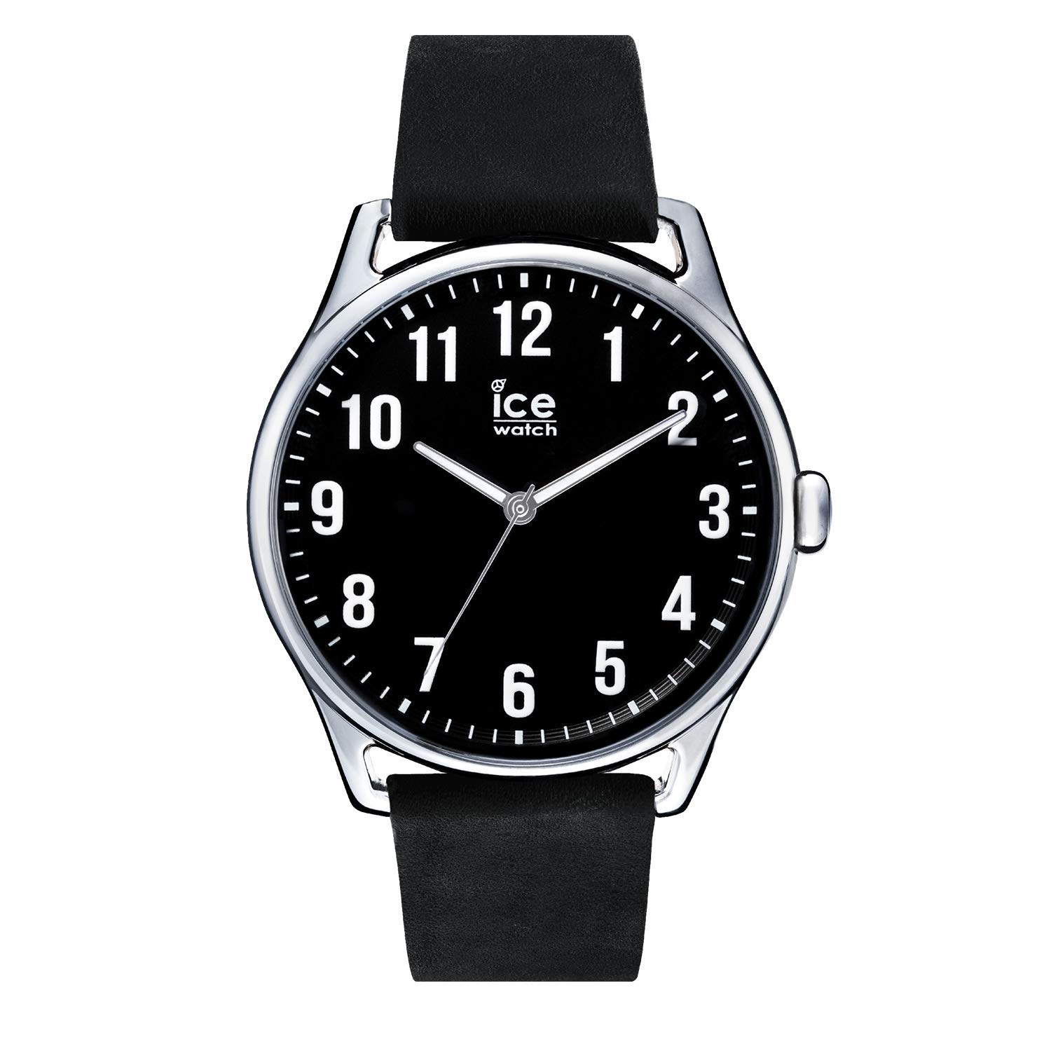 ICE-WATCH ice-time Mens Analogue Japanese Quartz Watch with Leather Bracelet IC013043