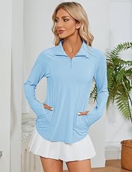 LOMON Women's Long Sleeve Shirts UPF 50+ Sun