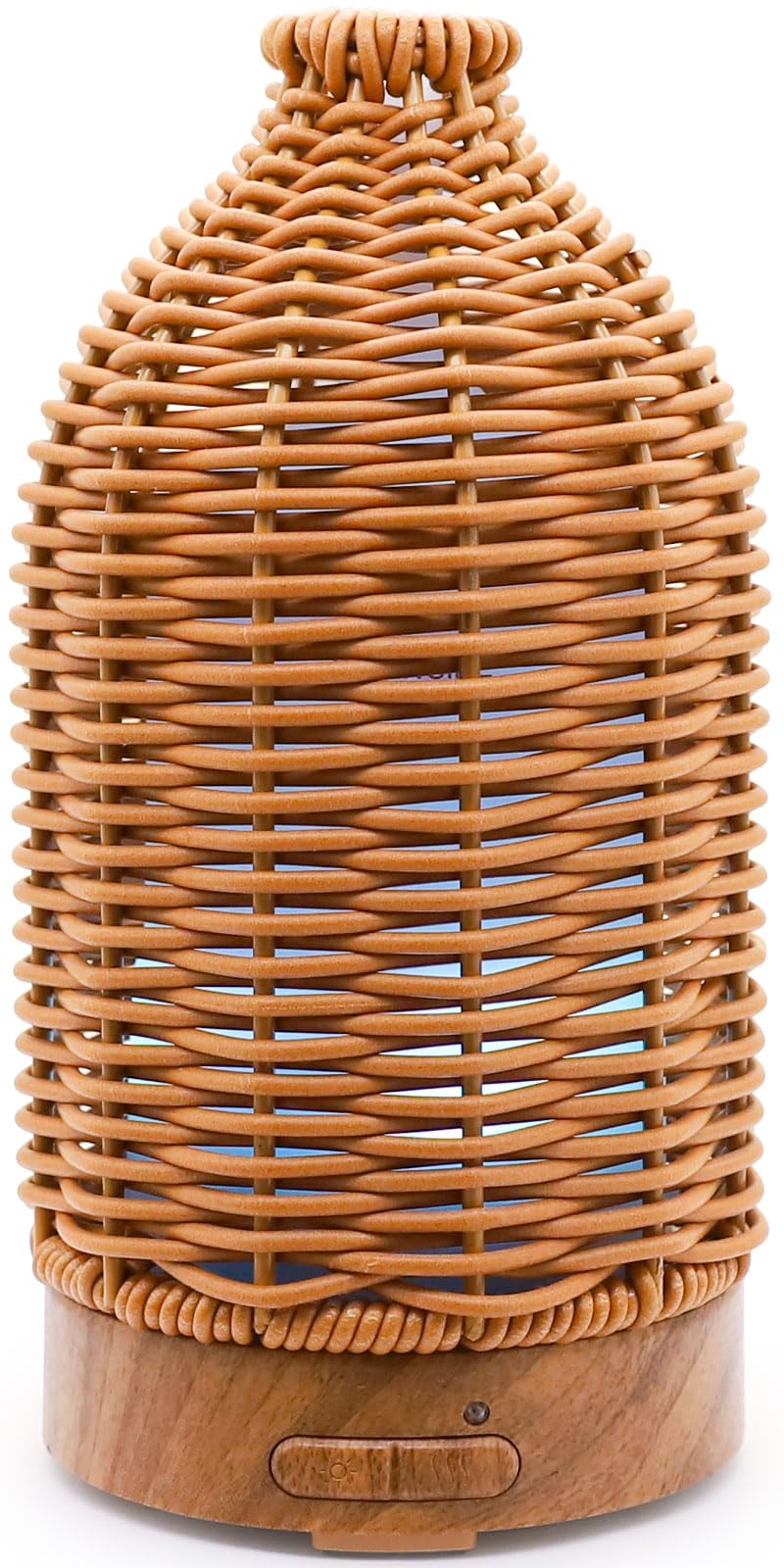 Photo 1 of VICTORIA AROMA Essential Oil Diffuser - Multifunction Aromatherapy Diffuser 7 LED Color Changing Light 100ML Rattan Diffuser Easy to Clean Suitable for Home,Office (Tan)