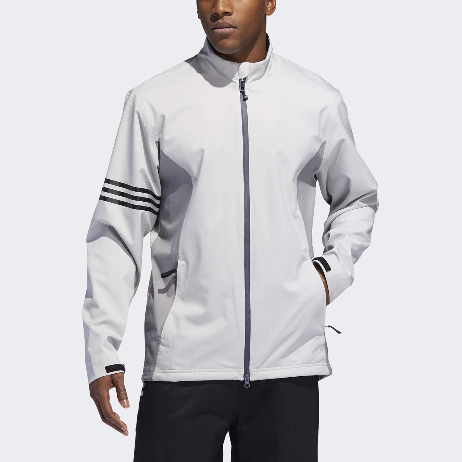 adidas Golf Men's Climaproof Heather Rain Jacket : Clothing