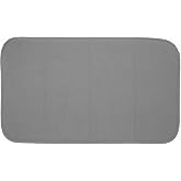 All-Clad Premium Reversible Dish Drying Mat for Kitchen: 16" x 28" Ultra-Absorbent, Long-Lasting, No Condensation, and Oversized for Large Pots and Pans - 1 Pack, Pewter