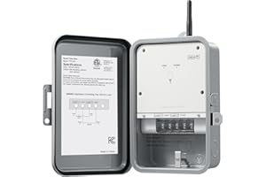 DEWENWILS 800 Series Z-Wave Long Range Timer, Heavy Duty 3HP, 240VAC, 40-Amp Metal Box Smart Switch for Pools, Pumps, Lights, AC Units, Electric Water Heaters, Z-Wave Hub Required, ETL Listed