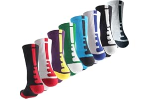 Boys Sock Basketball Soccer Hiking Ski Athletic Outdoor Sports Thick Calf High Crew Socks Multipack