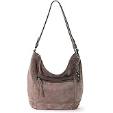 The Sak Sequoia Hobo Bag - Premium Large Leather Women's Handbag for Everyday & Travel - Durable Purse With Zipper Pocket