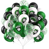 Xengly 45PCS Soccer Balloons for Boys Birthday Party Soccer Decorations | Easy DIY setup, premium latex material, eye-catching colors, perfect for memorable celebrations and photo moments
