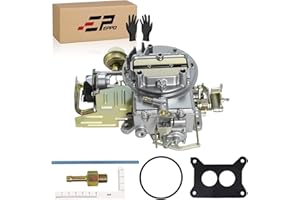 EPPO 2 Barrel Carburetor 2100 2150 A800- Aluminum Carburetor for Ford 289 302 351, F100 F250 F350, Jeep 360 Cu, Mustang - Replaces Motorcraft/Autolite 2100 2150 with Electric Choke