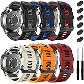 ZPJPPLX 22mm Quickfit Band Compatible with Garmin Fenix 8/7/6 epix Pro,Silicone Wrist Strap for Fenix E/5 Plus/5/tactix quatix 8 7 pro/Forerunner 970/965/955/Descent G2 G1/Approach S70/S62/S60 47mm