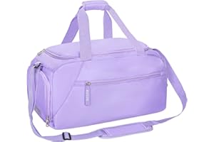 ROTOT Gym Duffel Bag, Gym Bag with Waterproof Shoe Pouch, Weekend Travel Bag with a Water-resistant Insulated Pocket