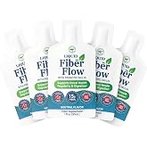 Nutritional Designs Liquid Fiber Supplement, Sugar-Free Prebiotic Inulin Fiber, Fiber Drink Mix, Natural Bowel Regularity Drink for Healthy Intestinal Balance (25 Packets, Neutral)