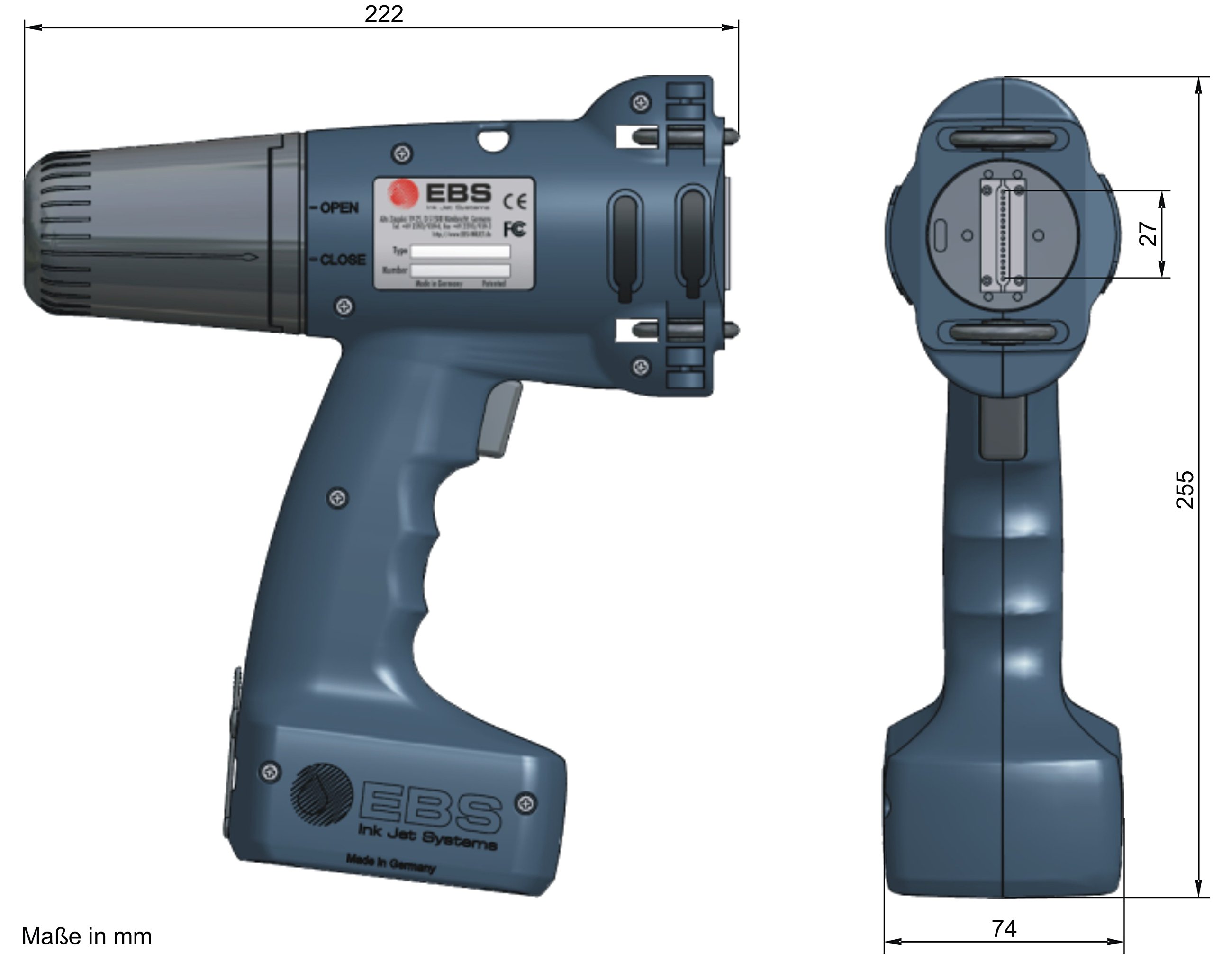 Ebs Inkjet Ebs 250 Hand Held Ink Jet Printer Black Acetone Ink Cleaning Cartridge Cleaner Buy Online In United Arab Emirates At Desertcart Ae Productid