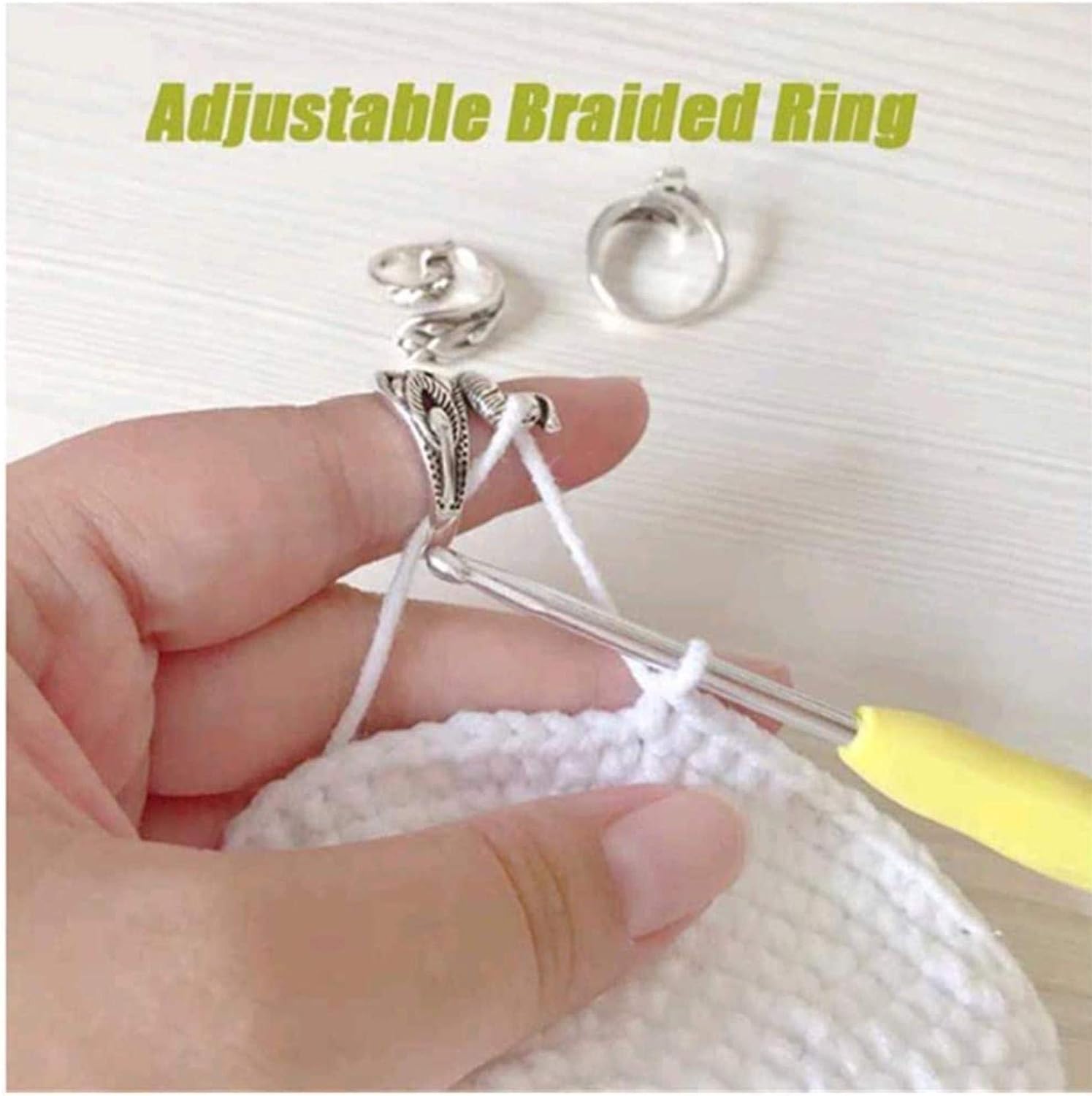 Psy Adjustable Knitting Crochet Loop Ring Was 4 Now 2 W Code 4mjwn5oy Amazon Uk Deals And Giveaways