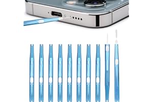 10pcs Cell Phone Cleaning Kit, Anti-Clogging Bristles & Hook Charging Port Cleaning Brush Double-Sided Dust Remover Charger C