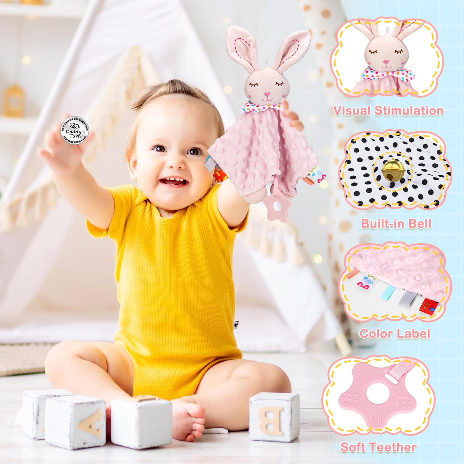 Baby Girl Gift Basket, 8Pcs Baby Girl Gifts Newborn Gift Set, Cute & Practical Baby Girl Newborn Essentials Gift Basket Set, Warm Gifts Newborn Baby Girl Gifts Set, Best Welcome Baby Gift