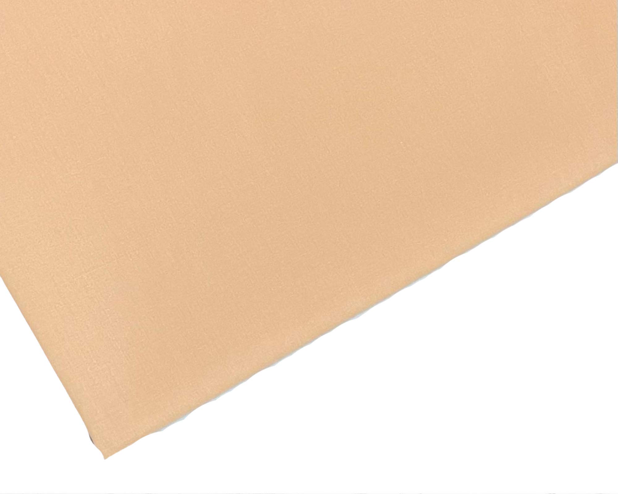 Plain Peach Polycotton Fabric - 45 inch / 112 cm Wide - 40+ Colours (Peach, 2 METRE)
