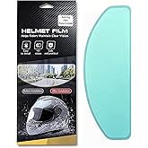 LUSSCAR Universal Anti Fog Film for Motorcycle Helmet Visor, Helmet Face Shield Anti Fog Visor Insert, Long-Lasting Performance, Easy to Install, No Glue Residue, Ideal for Cold &amp; Rainy Weather Riding