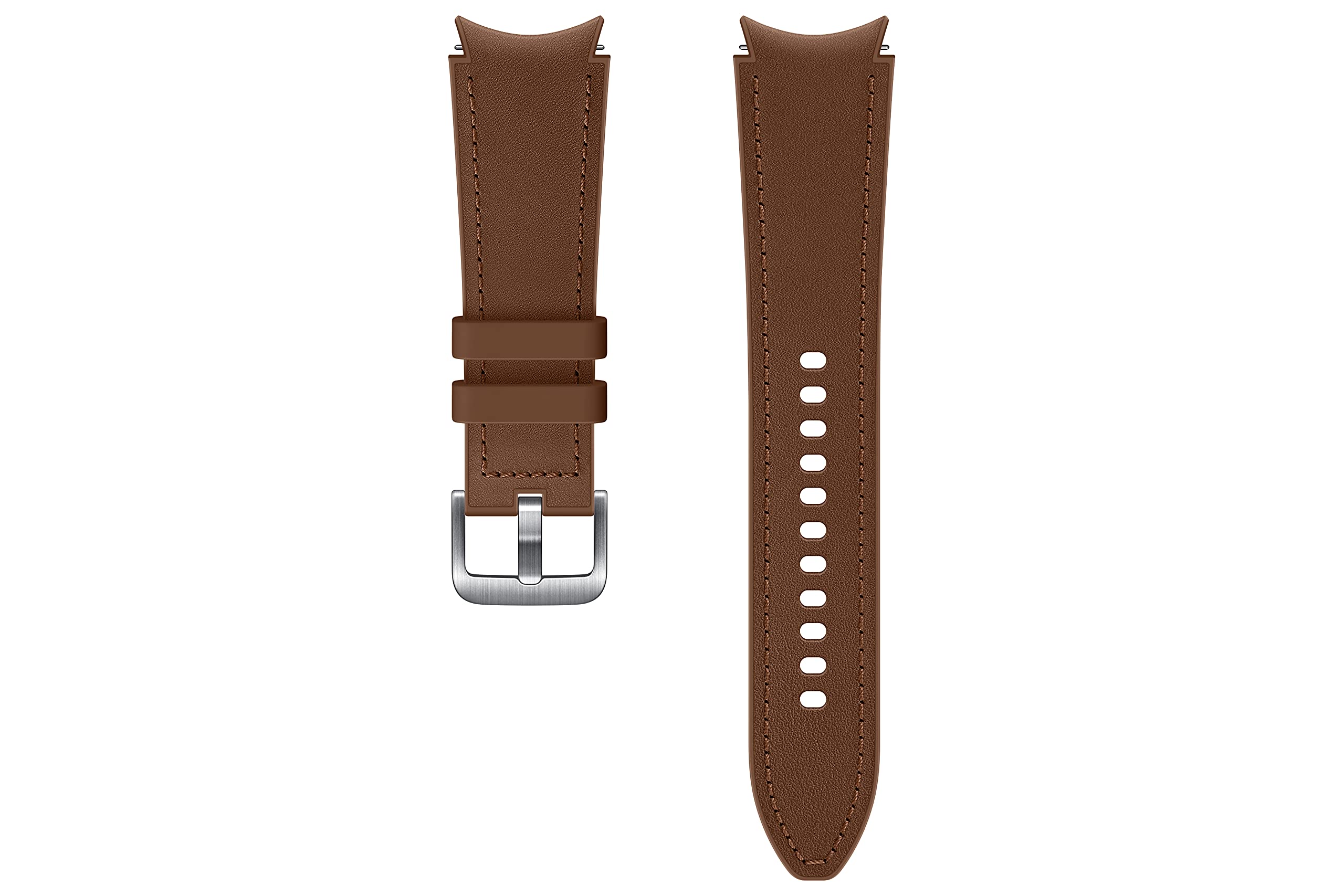 Samsung Watch Strap Hybrid Leather Band - Official Samsung Watch Strap - 20mm - M/L - Camel