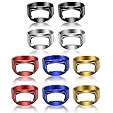 Boao 10 Pieces Ring Bottle Opener Stainless Steel