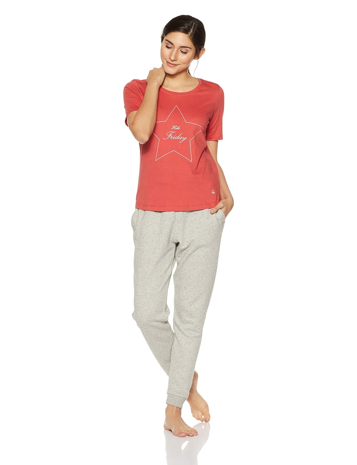undercolors of benetton women's pyjama top