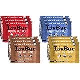 LivBar - Organic Superfood Nutrition Bar Variety Pack - USDA Certified - Non-GMO - Gluten Free, Peanut Free, Soy Free, Dairy 