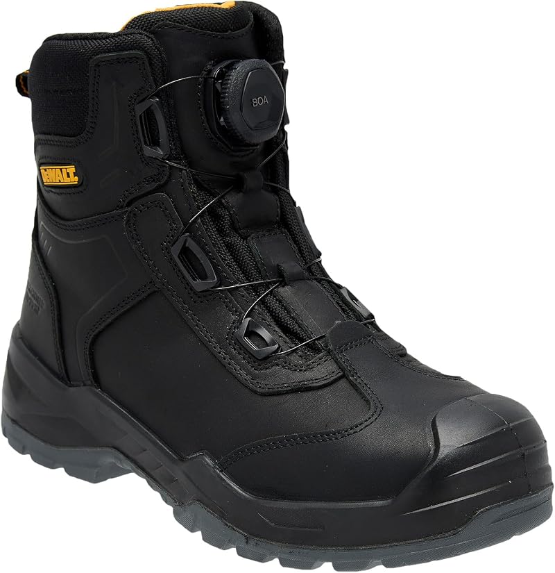 DEWALT Richardson BOA Work Boot Steel Toe Nubuck Black UK10 Wide