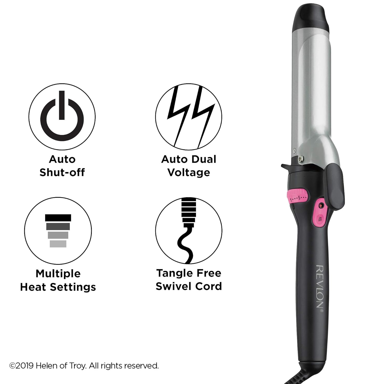 revlon copper curling iron