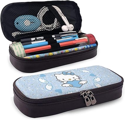 Amazon Shamp Hello Kitty ハローキティ ペンケース 筆箱 皮革 文具収納 Pu 革 軽量 多機能 大容量 ペン袋 男女兼用 通学 小学生 鉛筆ケース 防水 ペンケース 文房具 オフィス用品