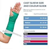 LimbO Cast Sleeve Medium Blue Waterproof Protector for Casts & Dressings view 5
