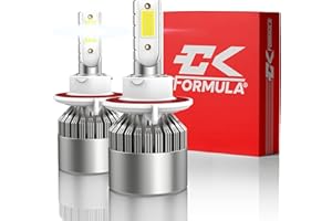 CK FORMULA 9008 H13 LED Bulb, 6000K Super White, 12V 40W 8000 Lumens, IP68 Waterproof, Pack of 2