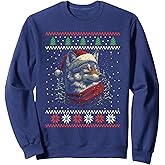 Wolf Ugly Christmas Sweater Wolves Xmas Sweatshirt