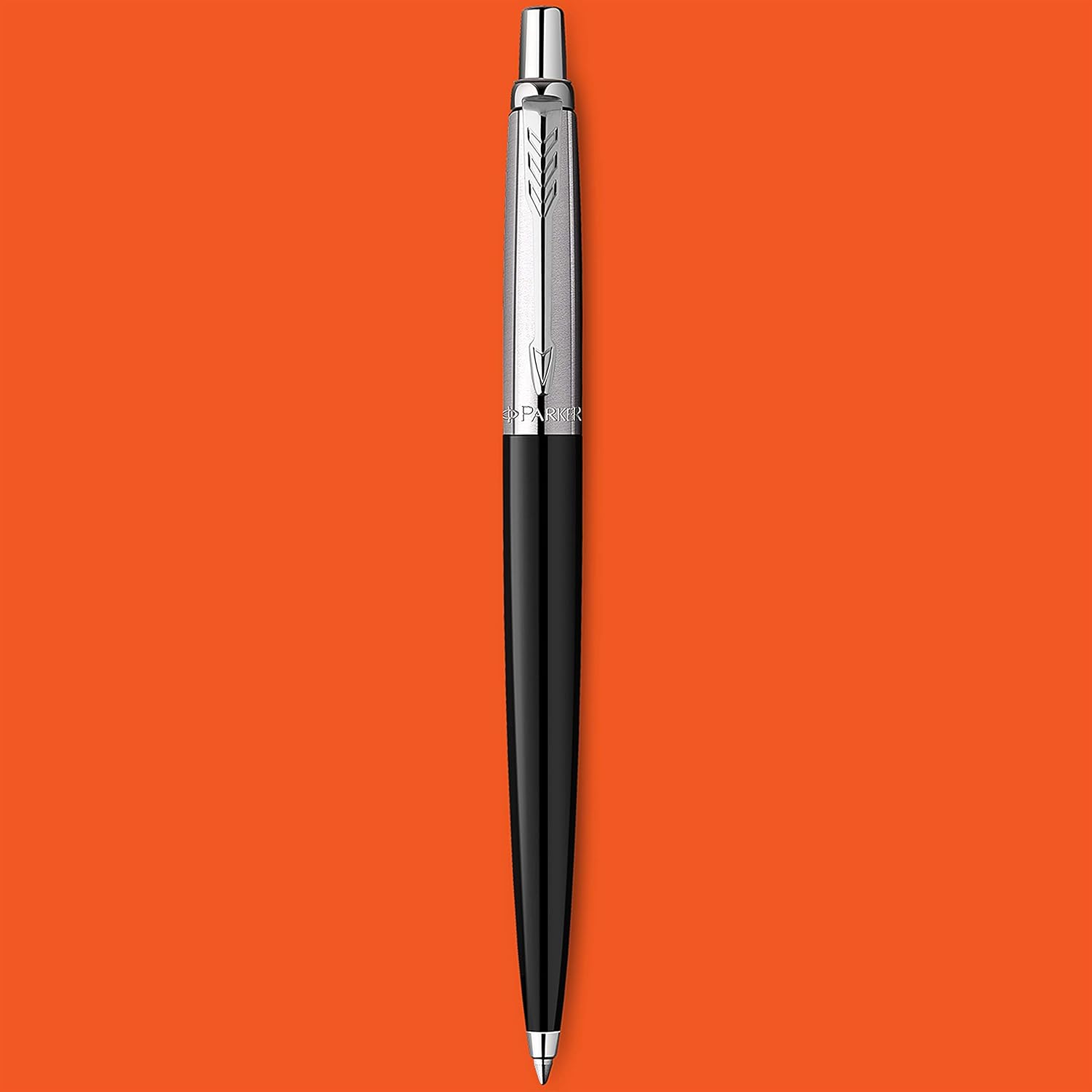 Parker Jotter Originals Ballpoint Pen, Classic Black Finish, Medium Point, Blue Ink, 1 Count: Office Products