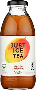Just Ice Tea, Tea White Mango Organic, 16 Fl Oz