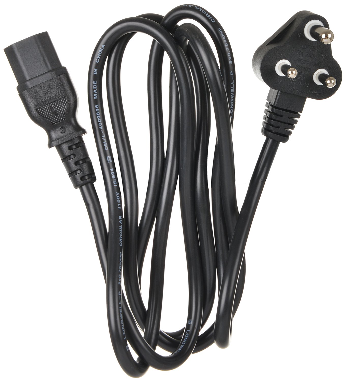Longwell, Volex Power cable (Long Well) for (Dell, HP, Lenovo, Acer