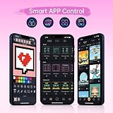 Divoom Times Gate WiFi Pixel Art Display 128x128 IPS Clock Pink view 6
