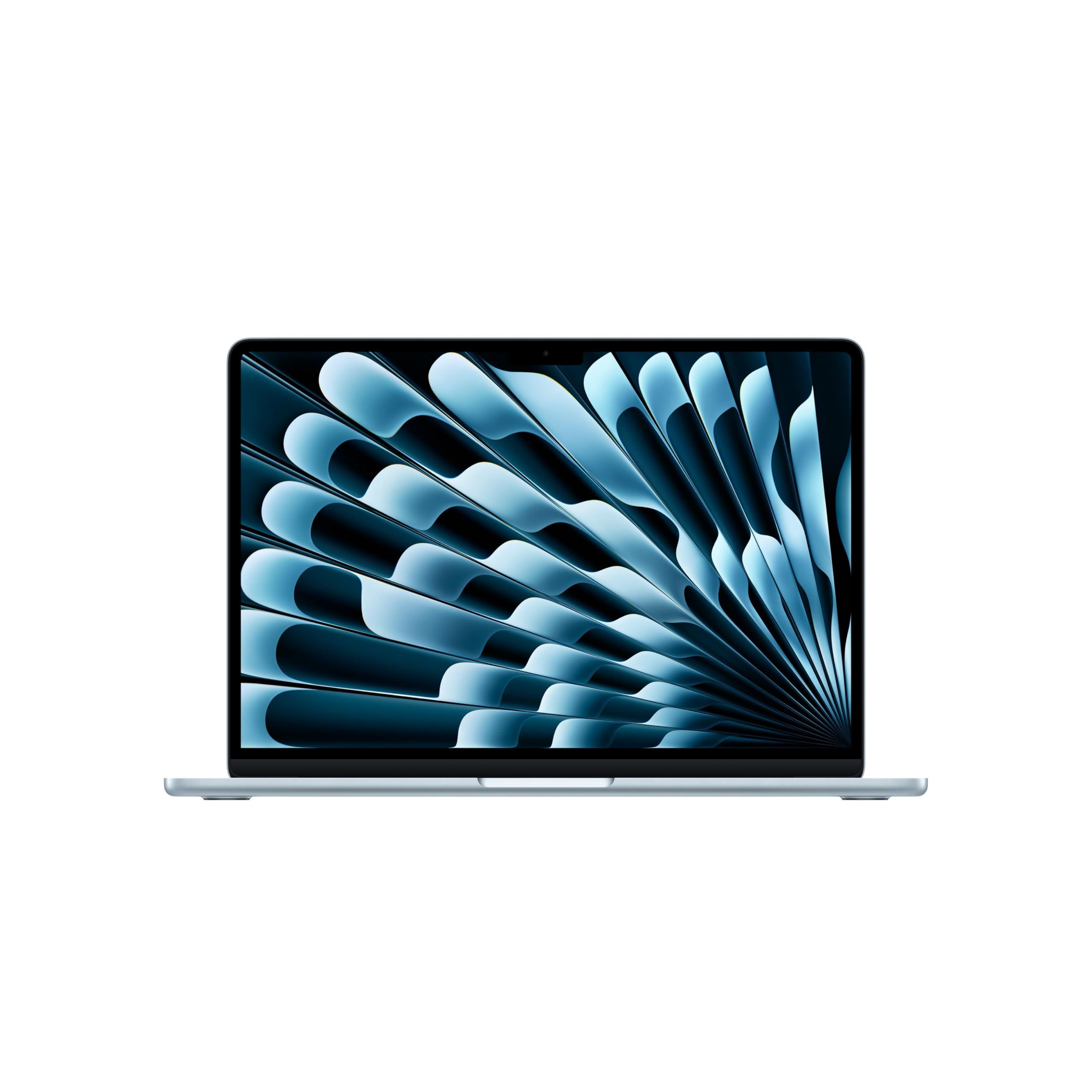 Apple MacBook Air 13-inch Laptop M5 chip with 10-core CPU and 8-core GPU: Built for AI, 13.6-inch Liquid Retina Display, 16GB Unified Memory, 512GB SSD, 12MP Center Stage, Touch ID, Wi-Fi 7; Sky Blue