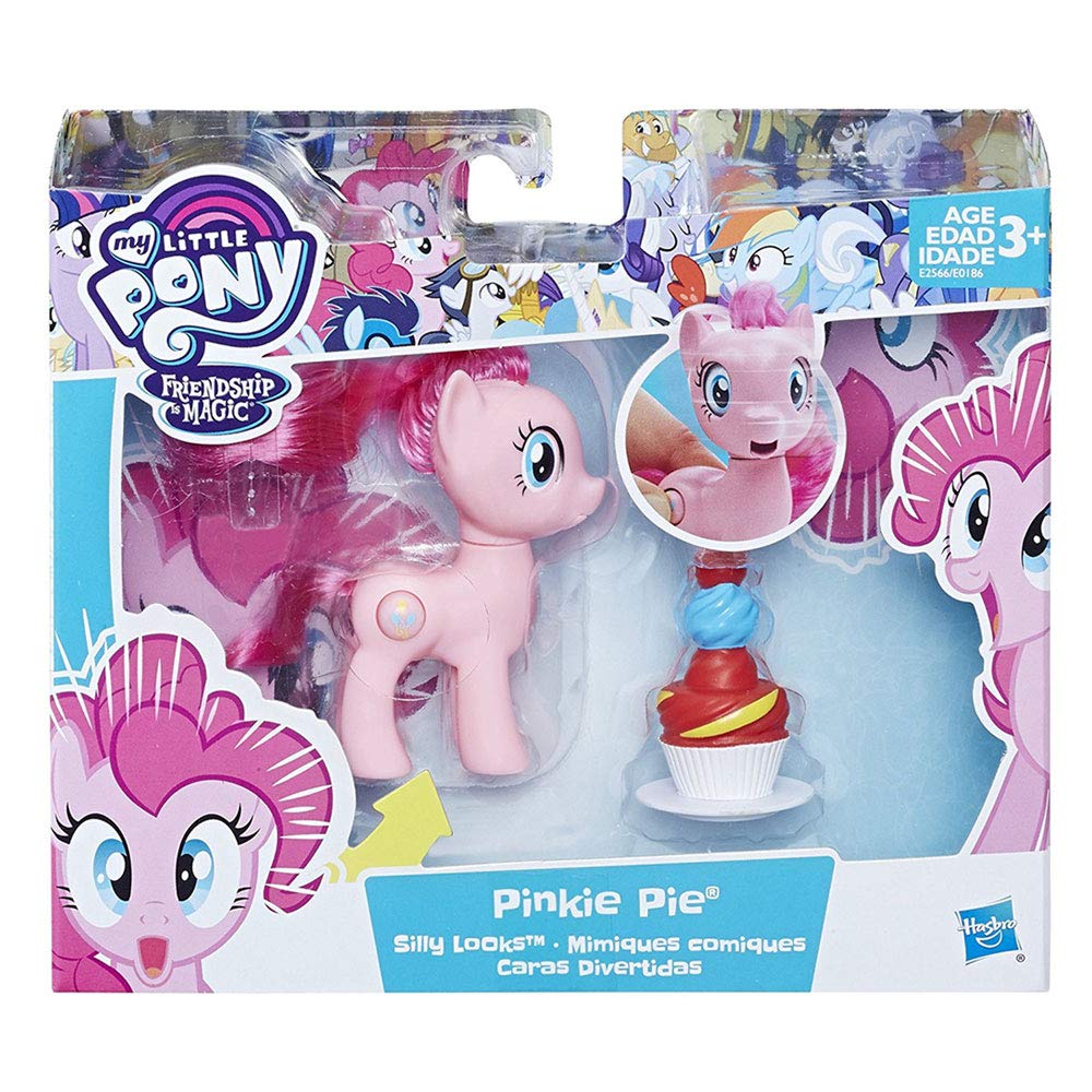 Hasbro My Little Pony E2566 Pinkie Pie with Convertible Face and Muffin for Kids, Boys and Girls