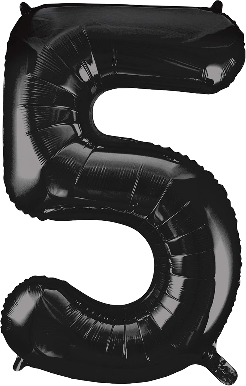 Unique Black Number 5 Shaped Large Foil Balloon 86cm - 1 Piece