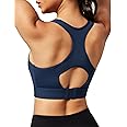 Ewedoos Sports Bras for Women High Support High Impact Sports Bras for Women Large Bust Push up Racerback Workout Running Bra