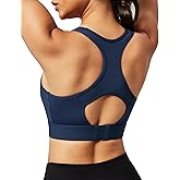 Ewedoos Sports Bras for Women High Support High Impact Sports Bras for Women Large Bust Push up Racerback Workout Running Bra