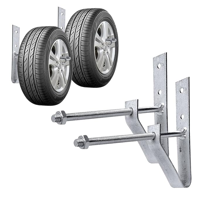 TYRE Holder Set of 2 Pieces Including Screws and Dowels Amazon.co.uk