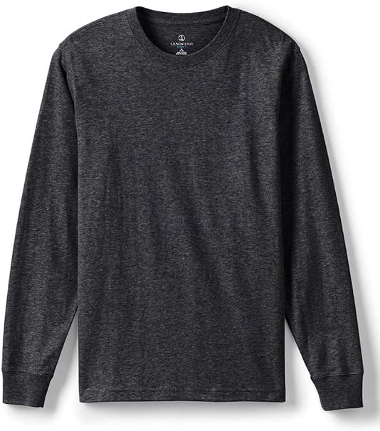 Lands' End Men's SuperT Long Sleeve TShirt Clothing