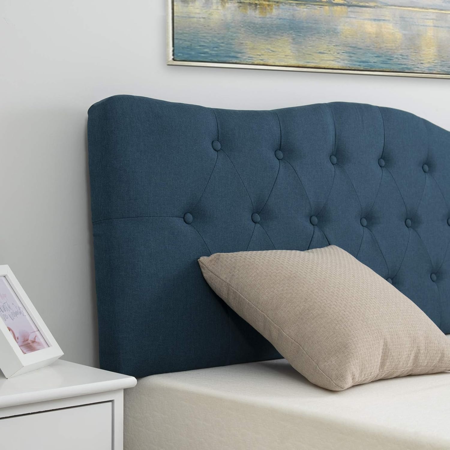 Best Navy Blue Tufted Headboard