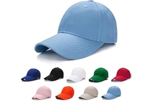Edoneery Baseball Cap for Kids-Adjustable Washed Cotton Golf Toddler Hat for Boys & Girls