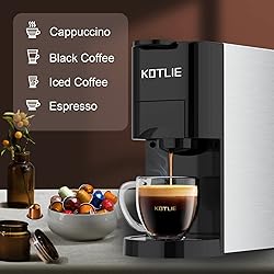 KOTLIE Single Serve Coffee Maker,4in1 Espresso
