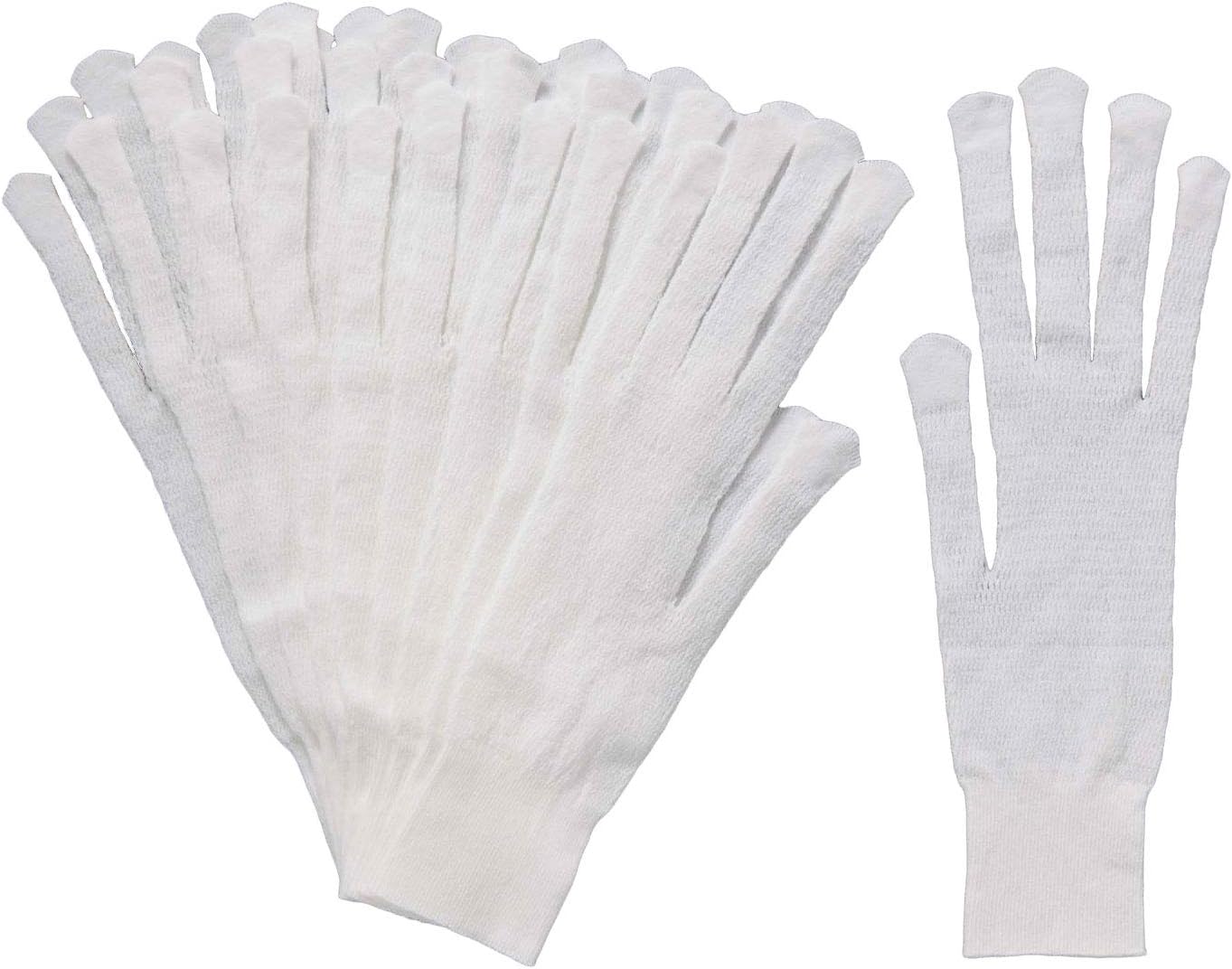 Comolife Comfortable mesh inner glove (10 pieces),Color :White,Size : around hand 6.63-8.58(in) / S-L