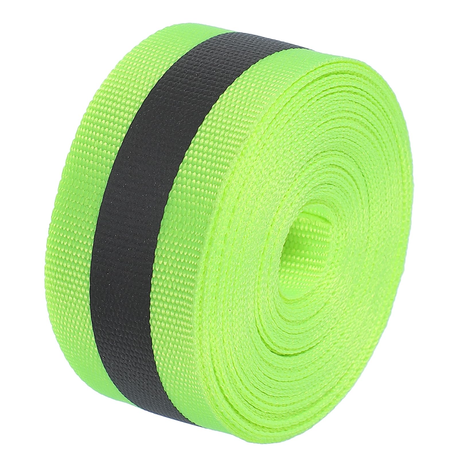 PATIKIL Reflective Tape Strip, 1" x 20FT High Visibility Reflective Strip Sew-on Reflective Tape DIY Safety Fabric Webbing for Bags Clothes Raincoats, Fluorescent Green