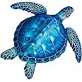 Sea Turtle Porcelain Swimming Pool Mosaic (10" x 10", Blue)