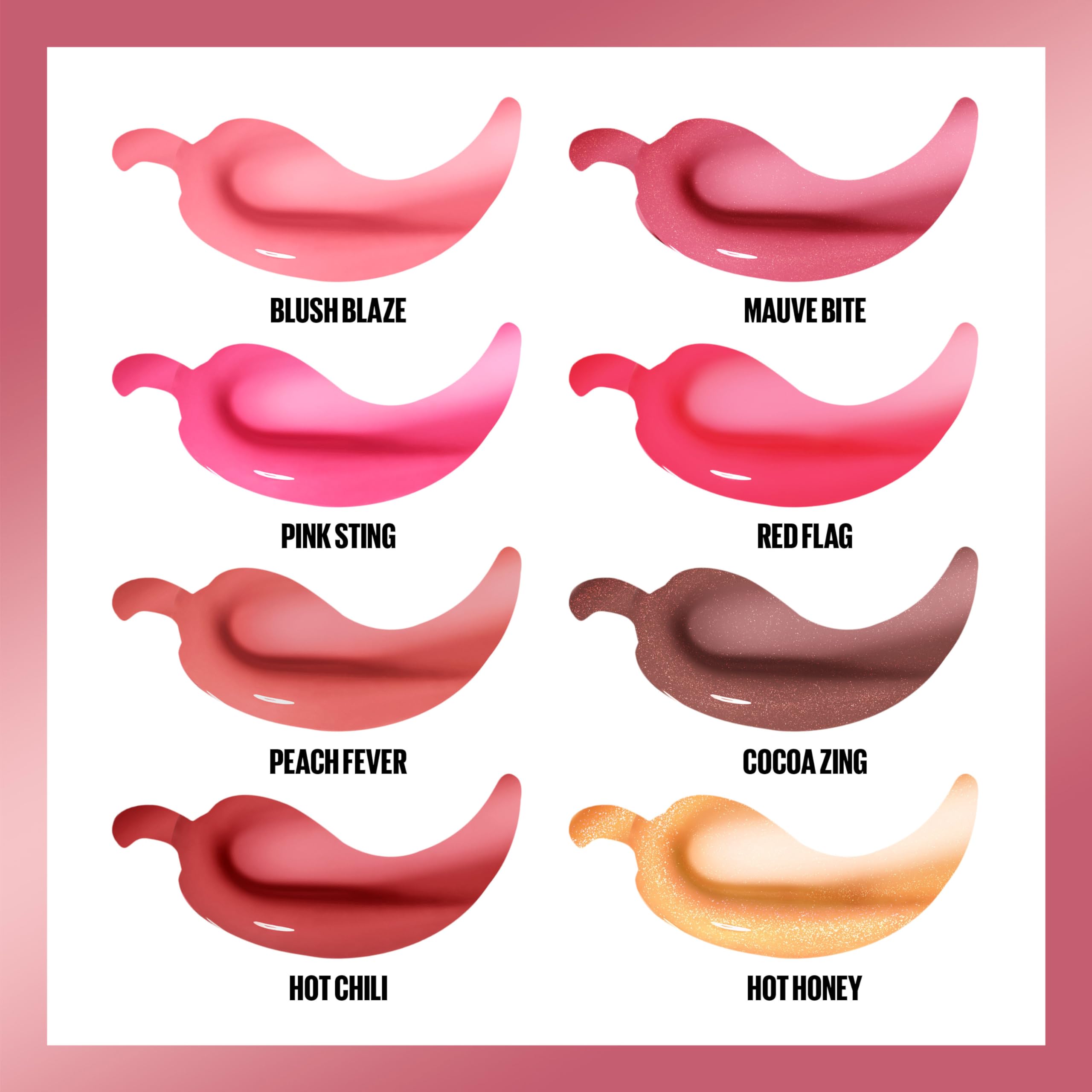 MAYBELLINE Lifter Gloss Lifter Plump, Plumping Lip Gloss with Chili Pepper and 5% Maxi-Lip, Blush Blaze, Sheer Pale Pink, 1 Count