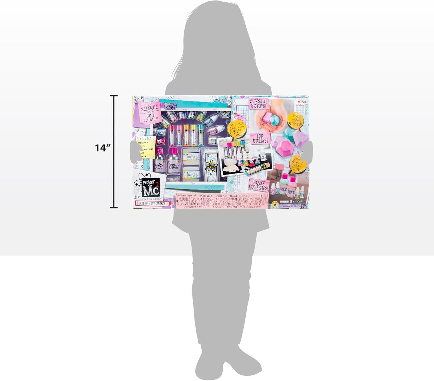 Project Mc2 Ultimate Spa Studio Stem Science Cosmetic Kit by Horizon Group USA, Make Your Own Crystal Soaps,5 DIY Lip Balms & Fragrant Body Lotions, Choose Between 6 Scents & More, Multicolored: Toys & Games