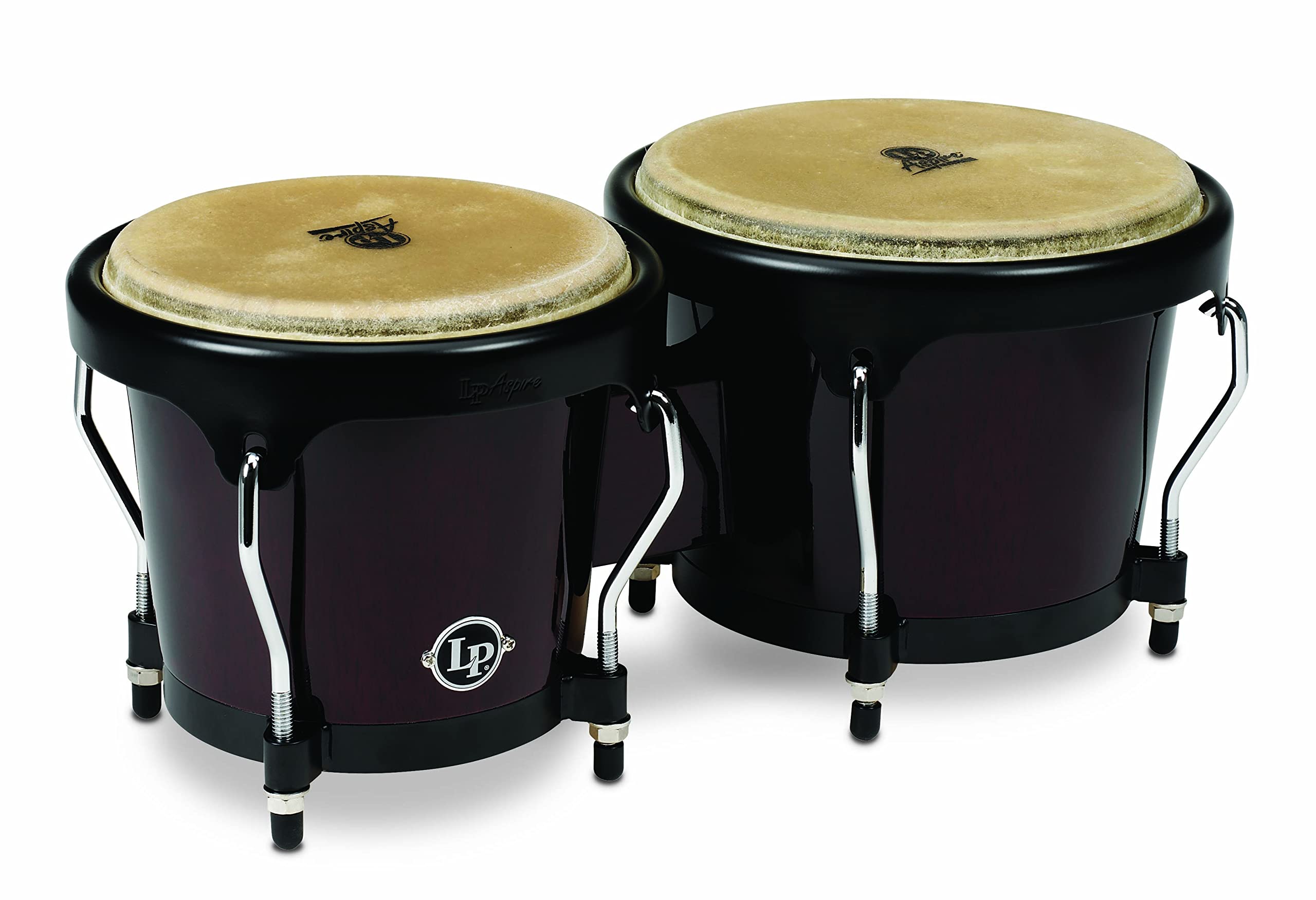 LP Latin Percussion Aspire Wood Bongo Dark Wood LPA601-DW